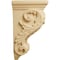 Ekena Millwork 3 1/2"W x 4"D x 7"H Small Shell Corbel, Alder CORW03X04X07SHAL - alternate 3